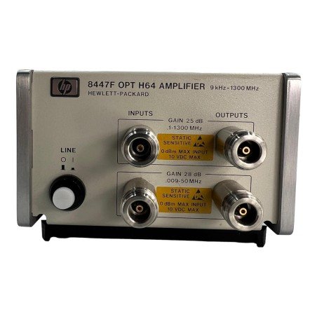 8447F HP Amplifier OPT H64 9kHz-1300Mhz Gain 25db 11941A - 11940A