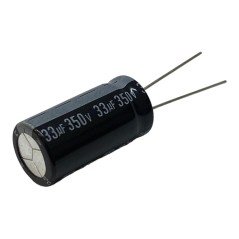 33uF 350V Radial Electrolytic Capacitor Jamicon 25x13mm