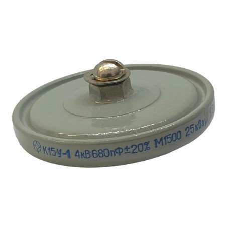 680pF 4000V 4KV 20% Ceramic Doorknob Capacitor K15Y-1 52mm