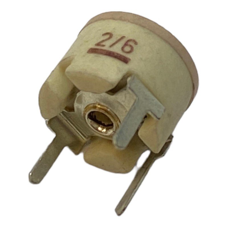 2-6pF 2 Section Air Variable Capacitor 10mm