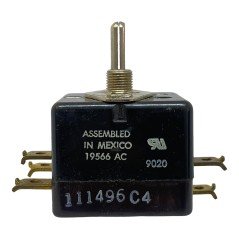 19566AC Mil Spec Rotary Switch 35A/250Vac 15A/480Vac 5930-01-251-4912