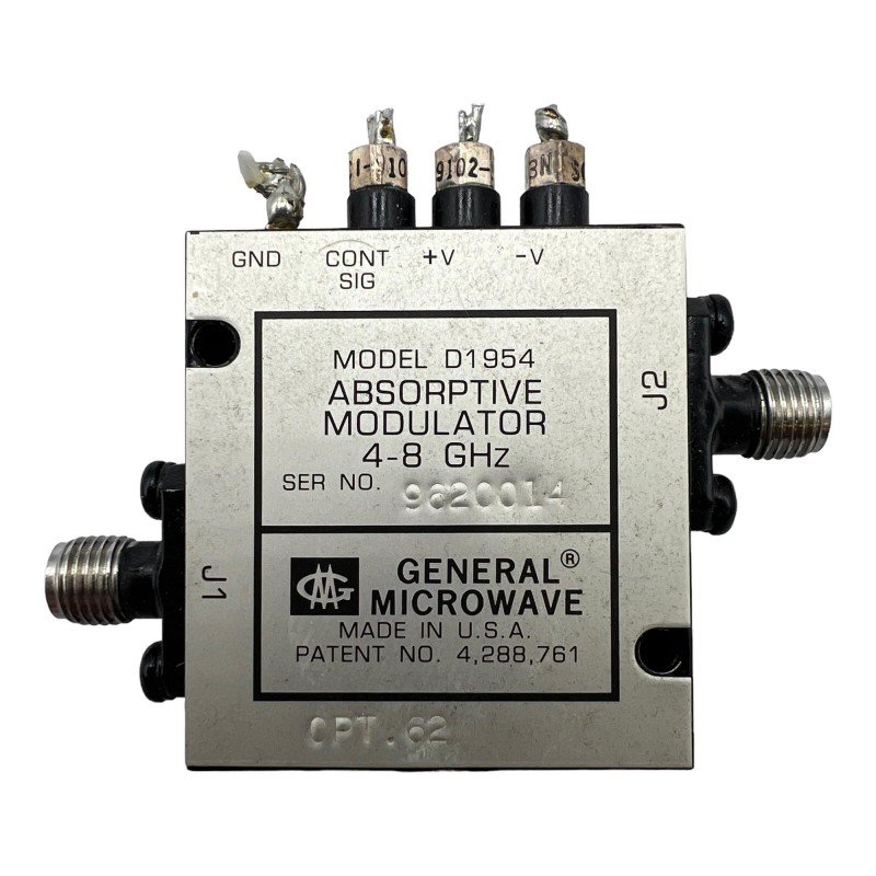 General Microwave D1954 Absorptive Modulator 4-8Ghz SMA(f) OPT.62
