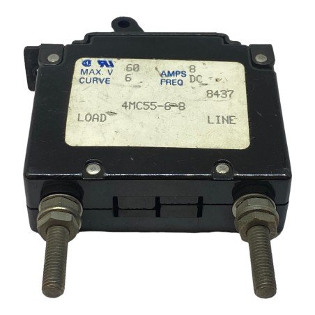 4MC55-6-8 1 Klixon Pole Circuit Breaker 60V/8A 5925-00-132-2207