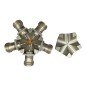 Coaxial Star Adapter 1 to 5 N type (f) DC-2.4Ghz 50Ohm ST5N/CAA AFL