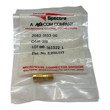 2082-5133-00 Omni Spectra SMA (m) To SMA (f) Coaxial Converter Adapter OSM-216