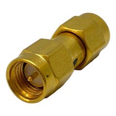 SMA (m) To SMA (m) Gold Coaxial Converter Adapter 18GHz