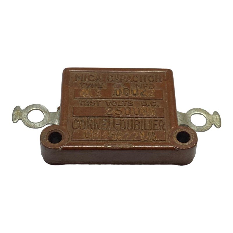 220pF 2500V 2.5kV Fixed Mica Capacitor 4LS CM45B221M Cornell Dubilier