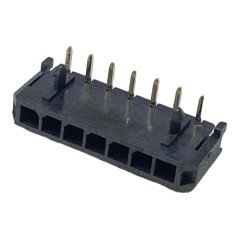 43650-0700 Molex 7 Position 1 Row Micro-Fit 3.0 Right-Angle Header Connector