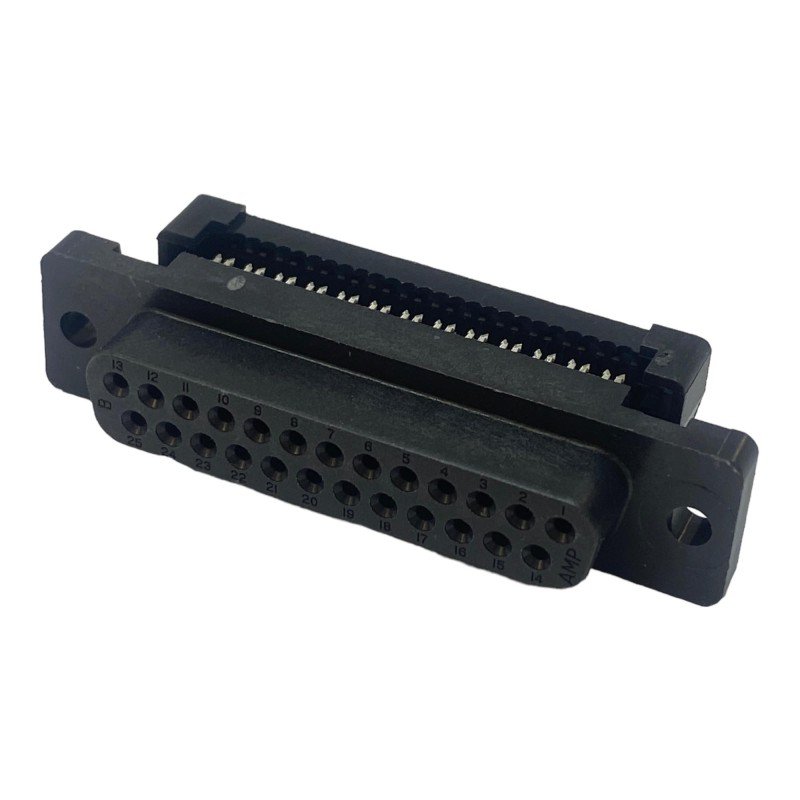 1658614-2 TE Connectivity 25 Position Right Angle Cable Mount Female D-sub Connector Socket 2.76mm Pitch