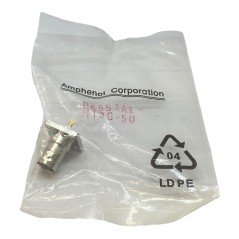 B6551A1-NT3G-50 Ampenol BNC (F) Straight Jack To PCB Mount Coaxial Connector