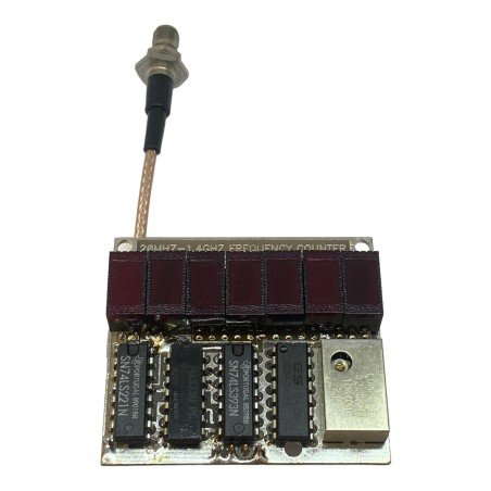 20MHz-1.4GHz 7 Digit Frequency Counter 5V 50Ohm SMA (f)