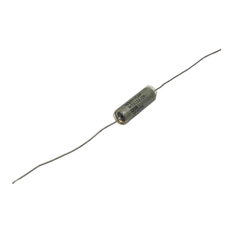 0.18uF 180nF 50V Axial Mil Spec Tantalum Capacitor M39022/01-1309 West-Cap 22x8mm
