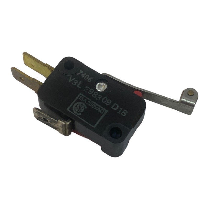 V3L-E98309-D18 Honeywell SPDT Snap Action Microswitch Roller Switch 15A/250Vac