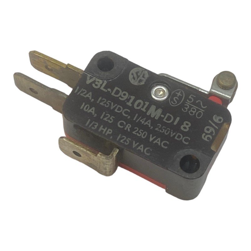 V3L-D9101M-DI8 Und Lab SPDT Snap Action Microswitch Roller Switch 10A/125-250Vac 1/3HP