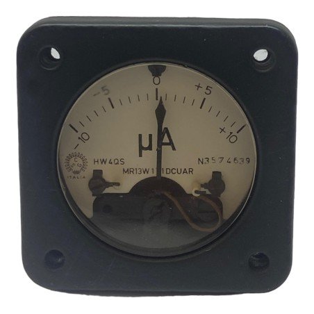 -10uA To +10uA Analog Panel Meter Ammeter HW4QS MR13W1T1DCUAR 45x45mm