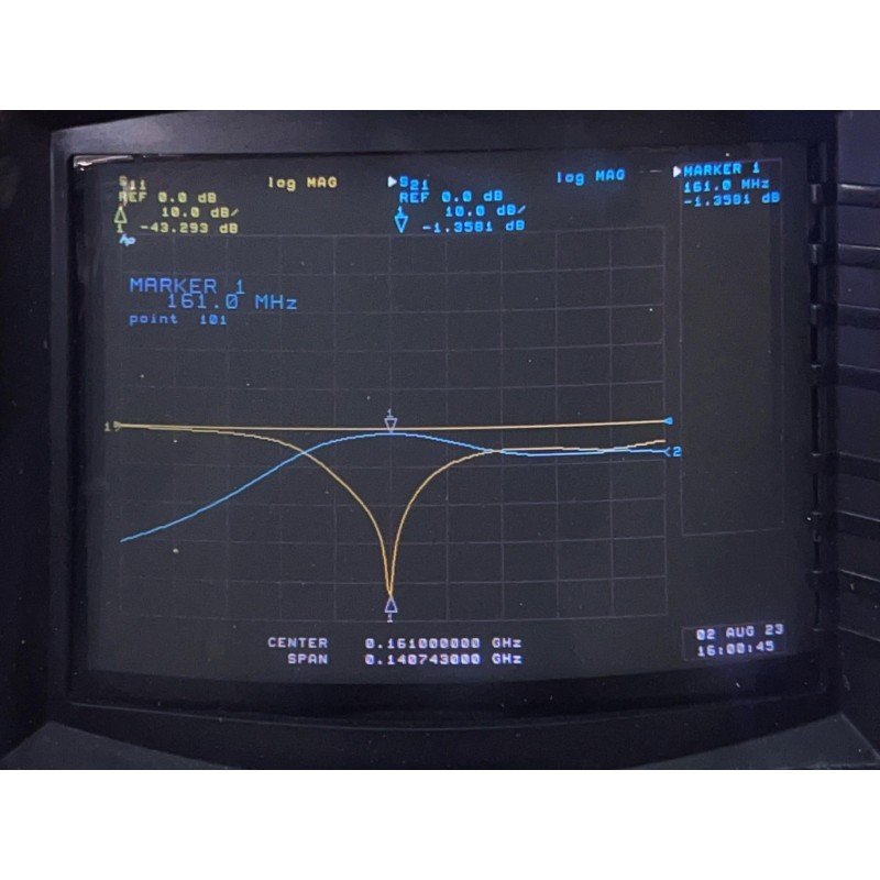I2212A Sinclair Dual Junction Isolator N type 161Mhz