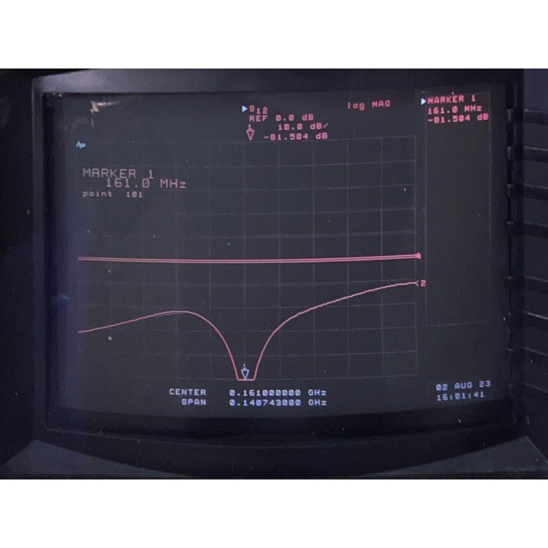 I2212A Sinclair Dual Junction Isolator N type 161Mhz