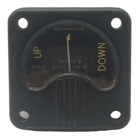Up Down Westinghouse Analog Panel Meter Type AX-31 45x45mm