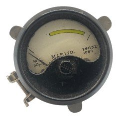 0-50uA Circular Analog Panel Meter Ammeter MIP LTD 42mm