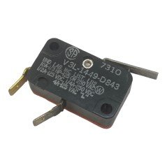 V3L-1449-D843 SPST Snap Action Microswitch 10A/125-250Vac 1/3HP
