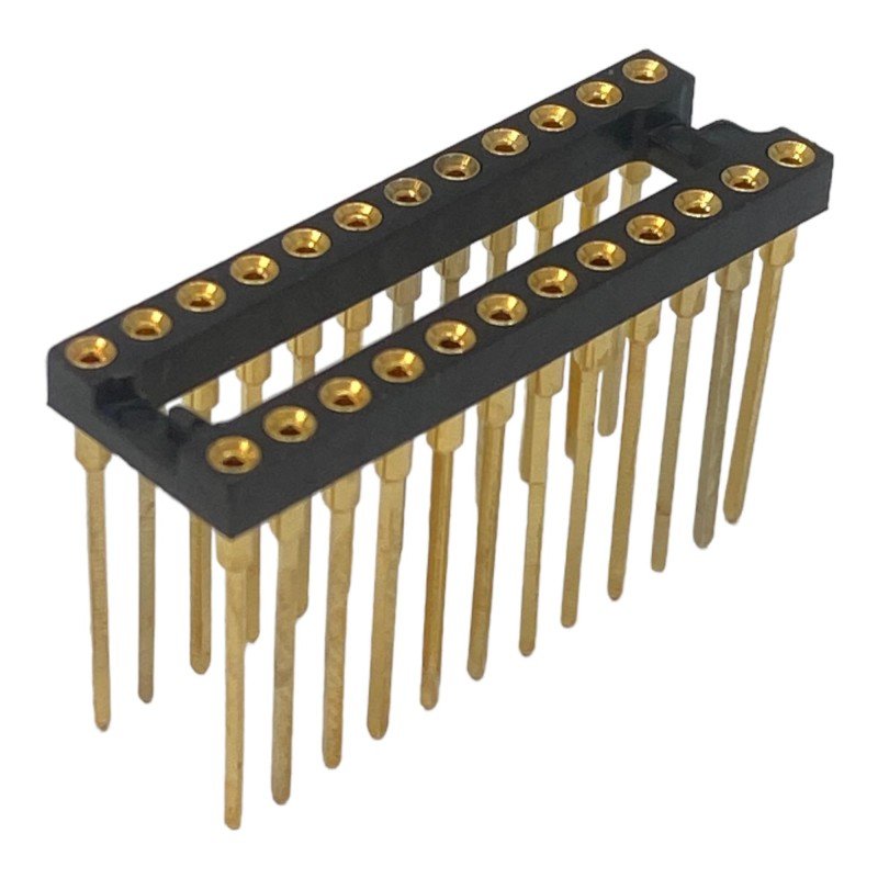 DIP/DIL IC Socket Chip Socket Holder Goldpin 24Pin 24Position