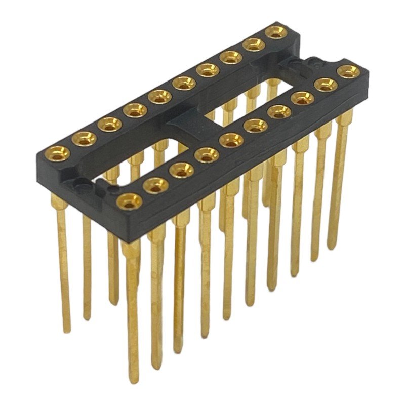 DIP/DIL IC Socket Chip Socket Holder Gold Plated 20Pin 20Position DIL32003GG BDE