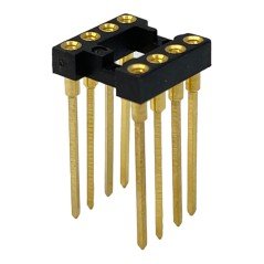 DIP/DIL IC Socket Chip Socket Holder Gold Plated 8Pin 8Position DIL30803GG BDE