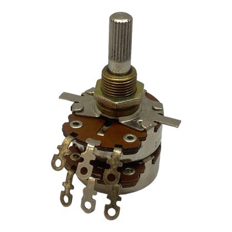 47Kohm 47K Double Logarithmic Metal Potentiometer 2x47K Lesa