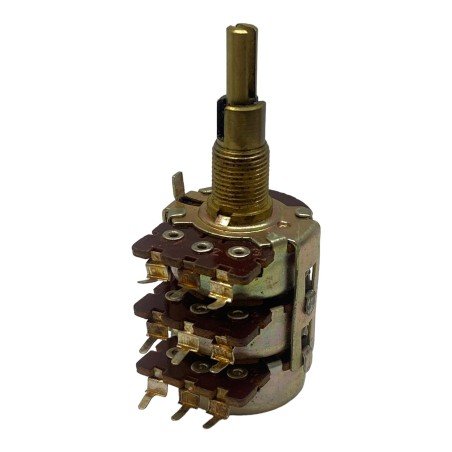 10Kohm 10K Triple Metal Potentiometer A10Kx2 +S10K 233-000 Cosmos