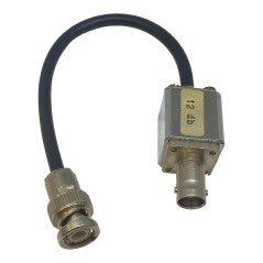 12dB Fixed Attenuator Cable BNC (m) To BNC (f) Huber Suhner