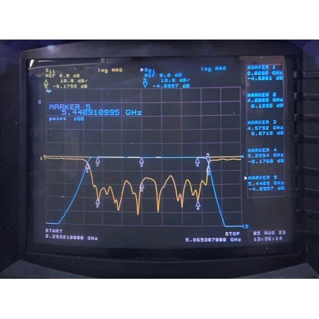 11FV-4650/X1300-O/O K&L Microwave Bandpass Filter CF: 4650Mhz 3900-5400Mhz