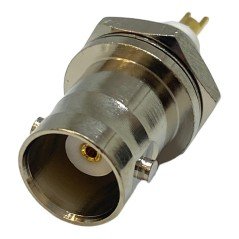 MW1094T Marlow BNC(f) Bulkhead Jack Front Mounting Coaxial Connector