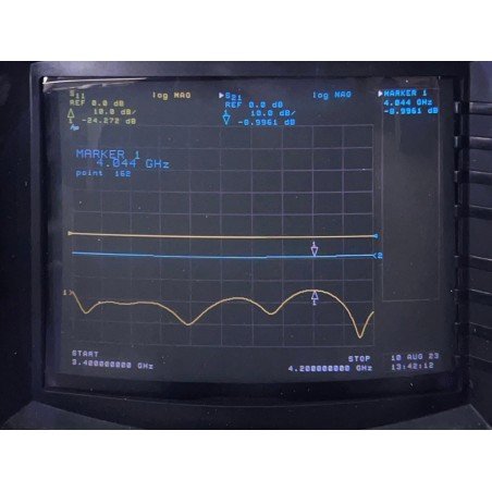 MT3342-23 Microtek RF Amplifier SMA w Circulators 3400-4200Mhz 15Vdc G:22db Vswr: -24db