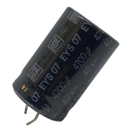 4700uF 40V Radial Snap Action Electrolytic Capacitor 105C EYS07 ROE 35x22mm