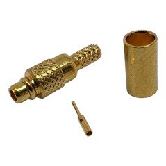 MMCX1121A1-3GT30G-5-50 Amphenol MMCX (m) Connector Coaxial RG174, RG188(A), RG316