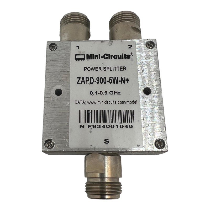 ZAPD-900-5W-N Mini Circuits Power Splitter 0.1-0.9Ghz 100-900Mhz N(f)