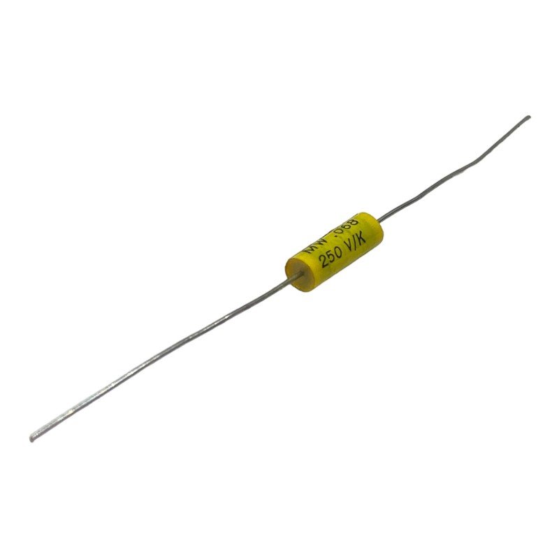 0.068uF 68nF 250V Axial Film Capacitor MW Icel 13x5mm