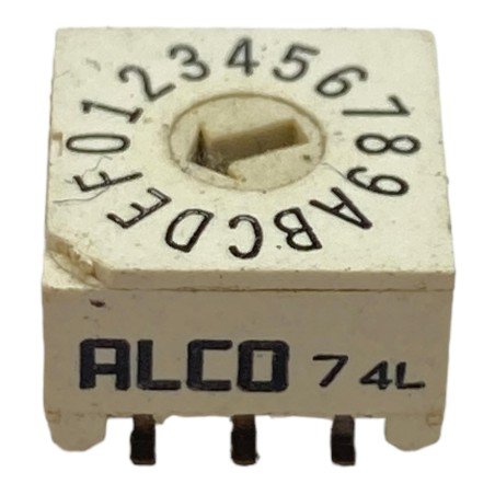 Alco 74L SMT SMD Rotary Switch (0-9) (A-F)