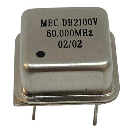 60MHz 4 Pin Crystal Oscillator Clock DH2100V MEC 12.7x12.7mm