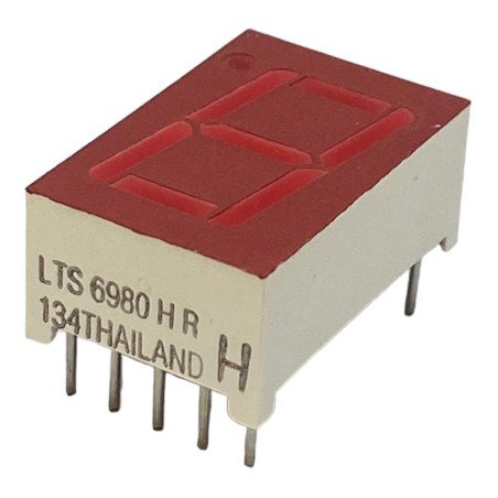LTS6980 Lite On 7 Segment Led Display Red Color Common Cathode