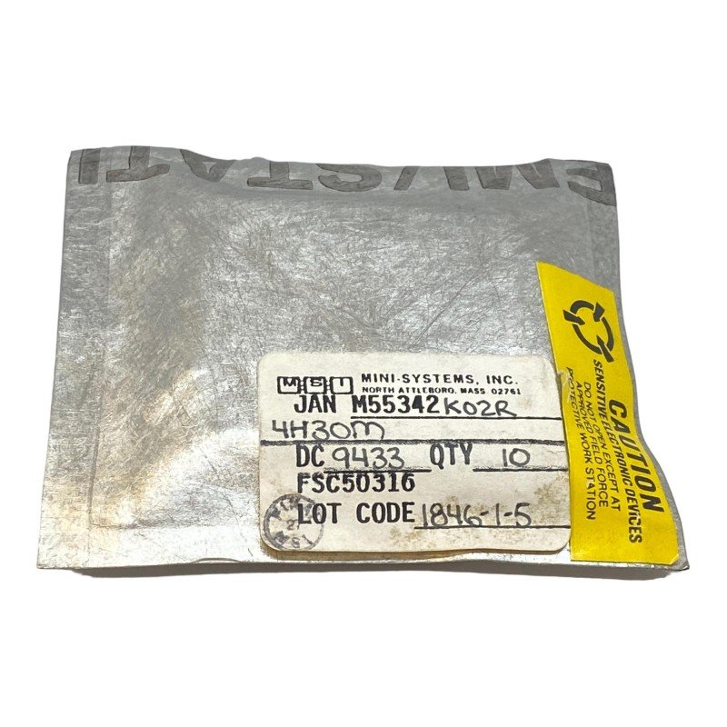 JAN M55342K02R4H30M MSI SMD Mil Spec Fixed Glaze Film Resistor Qty:10