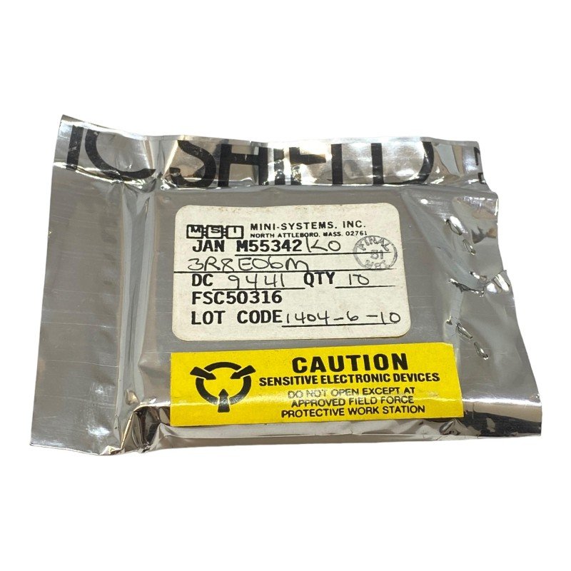 JAN M55342K03R8E06M MSI SMD Mil Spec Fixed Glaze Film Resistor Qty:10