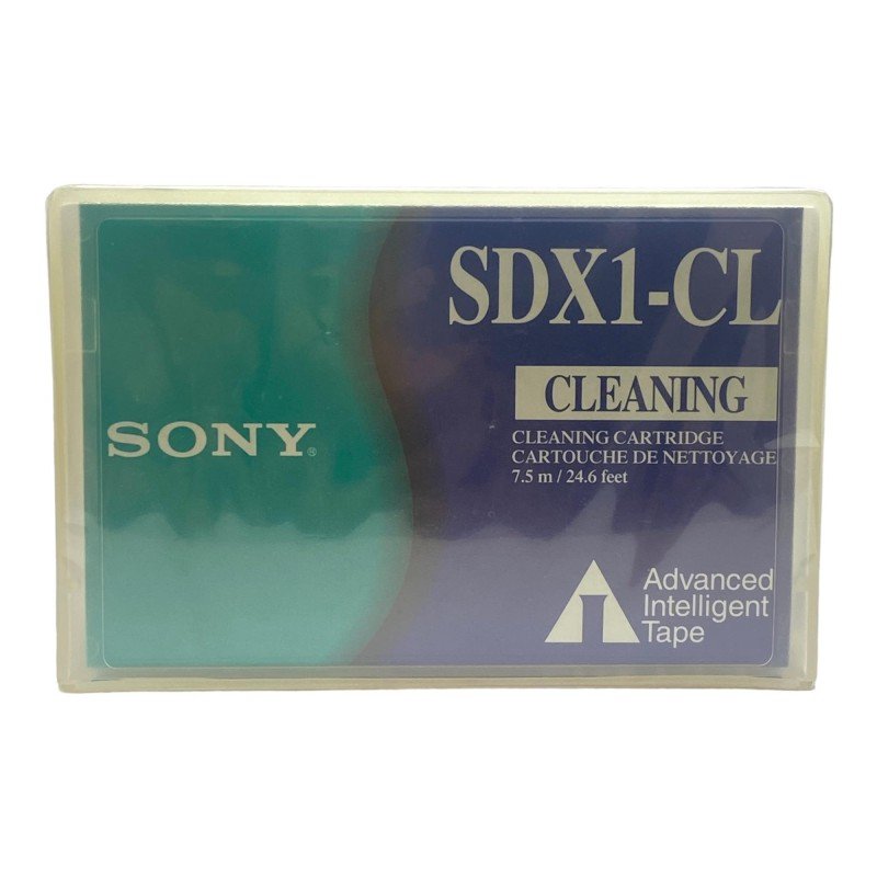 SDX1-CL Sony 7.5mm Cleaning Tape Catridge Audio Cassette Cleaner
