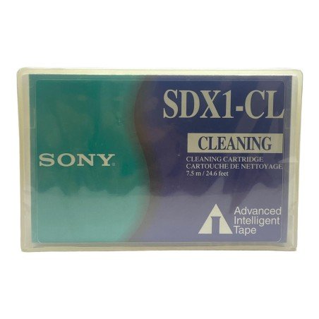 SDX1-CL Sony 7.5mm Cleaning Tape Catridge Audio Cassette Cleaner
