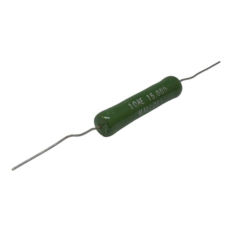 15Kohmm 15K 10W Axial Ceramic Power Wirewound Resistor 10AE 5025-833 Mallory