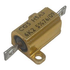 6.2Kohm 6K2 5W 5% Aluminum Power Wirewound Resistor HSA5 CGS