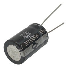 1000uF 10V Axial Electrolytic Capacitor Iskra 21x13mm