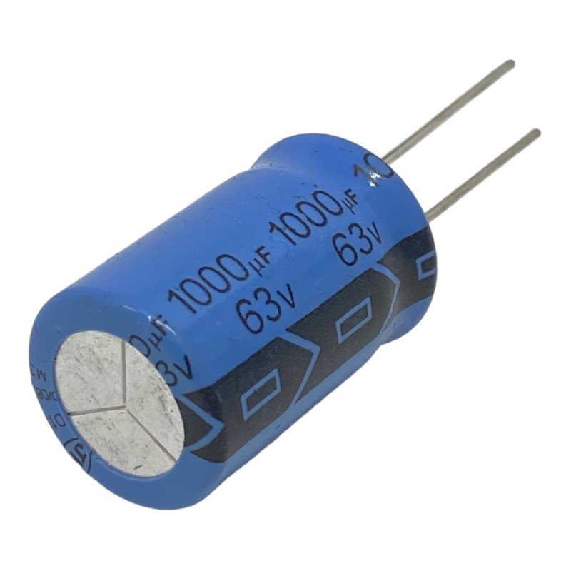 1000uF 63V Radial Electrolytic Capacitor CD110X 26x16mm
