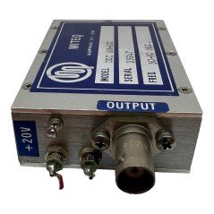 DET AM-AGC Miteq RF Amplifier with AGC 50-90Mhz BNC +20Vdc