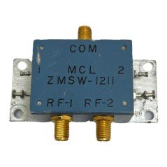 ZMSW-1211 MCL Mini Circuits Reflective SPDT Pin Diode Switch 10-2500Mhz 50Ohm SMA